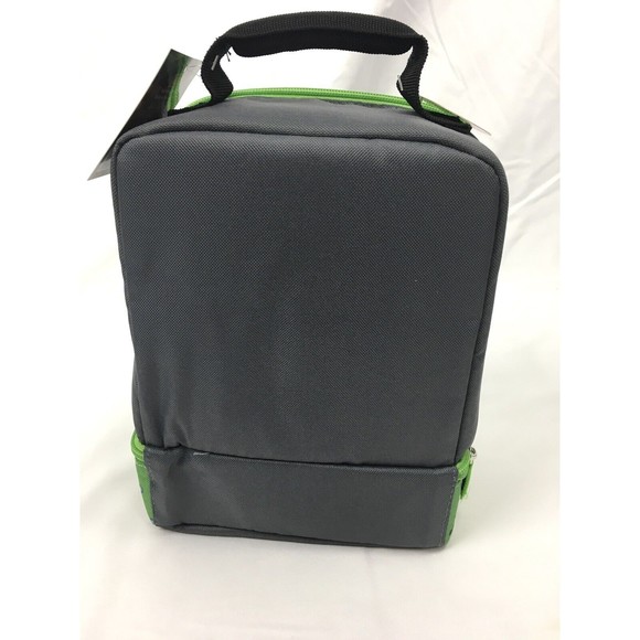 New Minecraft Creeper Green Lunch Box Tote Child School - Picture 2 of 3